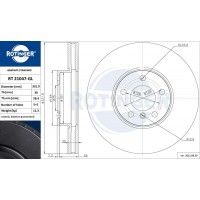 RT 21047-GL ROTINGER Гальмівний диск