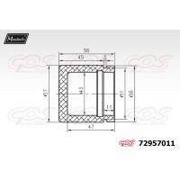 72957011 MAXTECH Поршень корпус скоби гальма