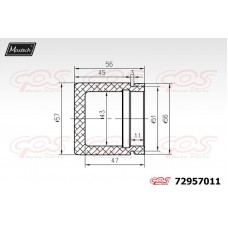 72957011 MAXTECH Поршень корпус скоби гальма