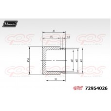 72954026 MAXTECH Поршень корпус скоби гальма