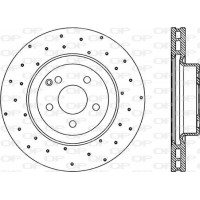 BDRS2298.25 OPEN PARTS Гальмівний диск