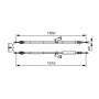 1 987 482 019 BOSCH Тросик, cтояночный тормоз