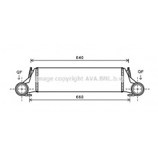 BW4421 AVA QUALITY COOLING Интеркулер