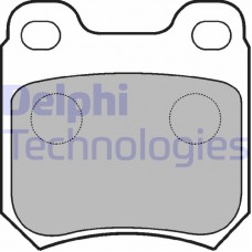 LP590 DELPHI Комплект гальмівних колодок дисковий гальм