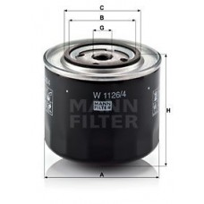 W 1126 MANN-FILTER Масляний фільтр