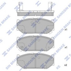 SP2086 Hi-Q Комплект гальмівних колодок дисковий гальм