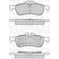 363916060331 MAGNETI MARELLI КомплеК т гальмівних колодок, дискове гальмо