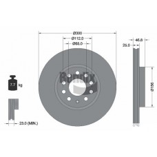 BDS2269 BENDIX Braking Гальмівний диск