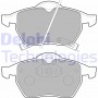 LP1731 DELPHI Комплект гальмівних колодок дисковий гальм