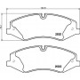 P 44 024 BREMBO Комплект гальмівних колодок дисковий гальм