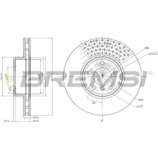 CD8403V BREMSI Гальмівний диск