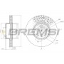 CD8403V BREMSI Гальмівний диск
