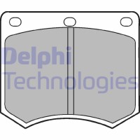 LP154 DELPHI Комплект гальмівних колодок дисковий гальм