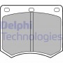 LP154 DELPHI Комплект гальмівних колодок дисковий гальм