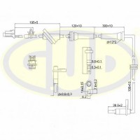 GABS02415 G.U.D. Датчик частота обертання колеса