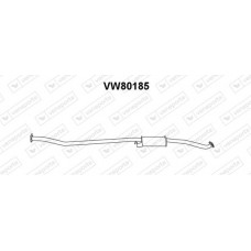 VW80185 VENEPORTE Середній глушник вихлопних газів