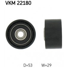 VKM 22180 SKF Паразитный / Ведущий ролик, Зубчастий ремінь