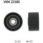 VKM 22180 SKF Паразитный / Ведущий ролик, Зубчастий ремінь
