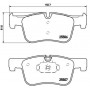 P 06 070 BREMBO Комплект гальмівних колодок дисковий гальм