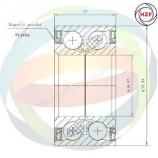70-290094 MULTIPARTS Комплект підшипника ступиці колеса