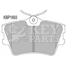KBP1693 KEY PARTS Комплект гальмівних колодок дисковий гальм