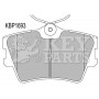 KBP1693 KEY PARTS Комплект гальмівних колодок дисковий гальм