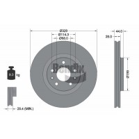BDS1186 BENDIX Braking Гальмівний диск