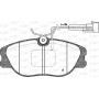 BPA0305.12 OPEN PARTS Комплект гальмівних колодок дисковий гальм