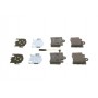 0 986 424 830 BOSCH Комплект гальмівних колодок дисковий гальм