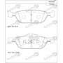 KD1523 ASIMCO КомплеК т гальмівних колодок, дискове гальмо