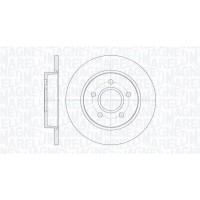 361302040107 MAGNETI MARELLI Гальмівний диск