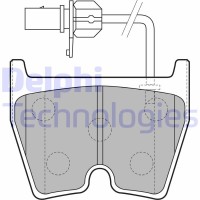 LP1856 DELPHI Комплект гальмівних колодок дисковий гальм