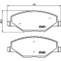 8DB 355 020-521 HELLA Комплект гальмівних колодок дисковий гальм