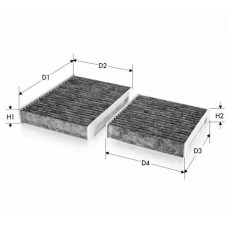 CK10205C-2 TECNECO FILTERS Фільтр повітря у внутрішньому просторі