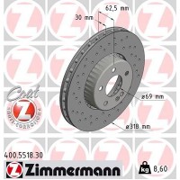 400.5518.30 ZIMMERMANN Гальмівний диск