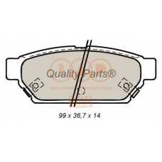 704-12083 IAP QUALITY PARTS КомплеК т гальмівних колодок, дискове гальмо
