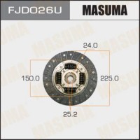 FJD026U MASUMA Диск зчеплення