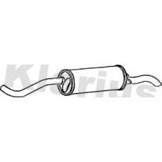 230084 KLARIUS Глушник вихлопних газів кінцевий