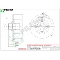 5740 PILENGA Гальмівний диск