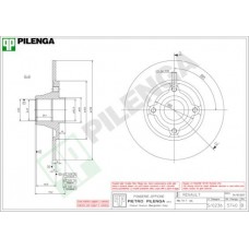5740 PILENGA Гальмівний диск