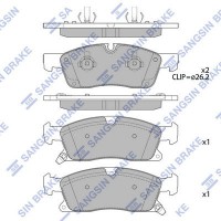 SP4103 Hi-Q Комплект гальмівних колодок дисковий гальм