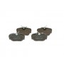 0 986 491 730 BOSCH Комплект гальмівних колодок дисковий гальм