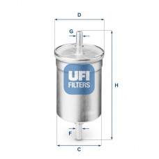 31.710.00 UFI Паливний фільтр