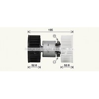 BW8610 AVA QUALITY COOLING Вентилятор салону