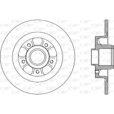 BDR1960.10 OPEN PARTS Гальмівний диск