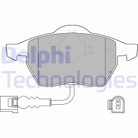 LP1525 DELPHI Комплект гальмівних колодок дисковий гальм