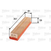 585056 VALEO Повітряний фільтр