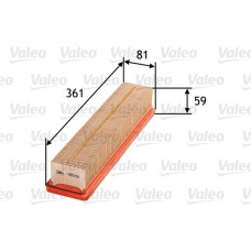 585056 VALEO Повітряний фільтр