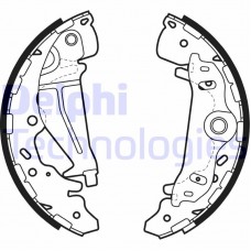 LS1987 DELPHI Комплект гальмівних колодок