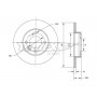 TX 70-32 TOMEX Brakes Гальмівний диск